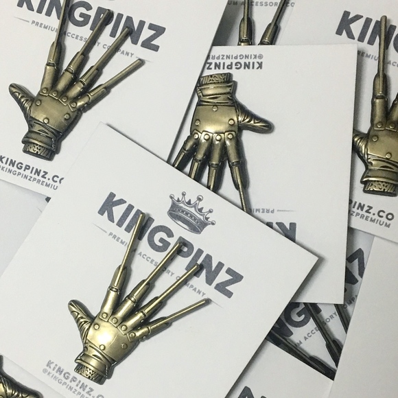 Kingpinz Premium Accessory Co. Accessories Freddy Krueger Glove 3d Lapel Pin Poshmark